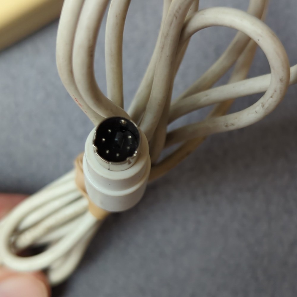 Vintage Microsoft 2 Button Basic Ball Mouse Serial and PS/2 Compatible X05-51694