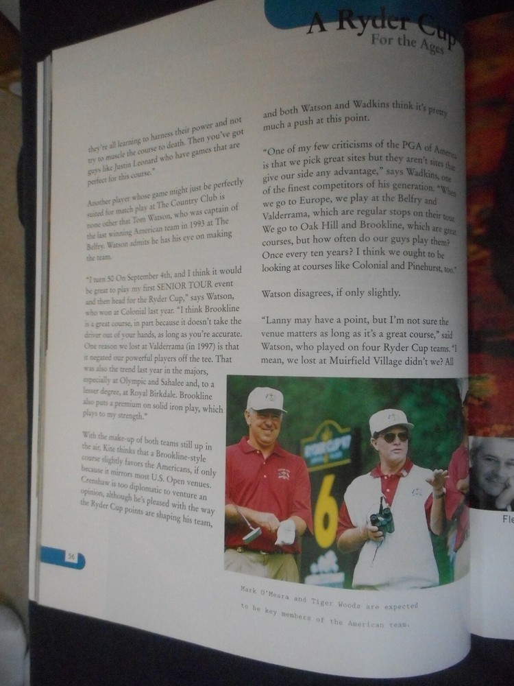 PGA ANNUAL 1999