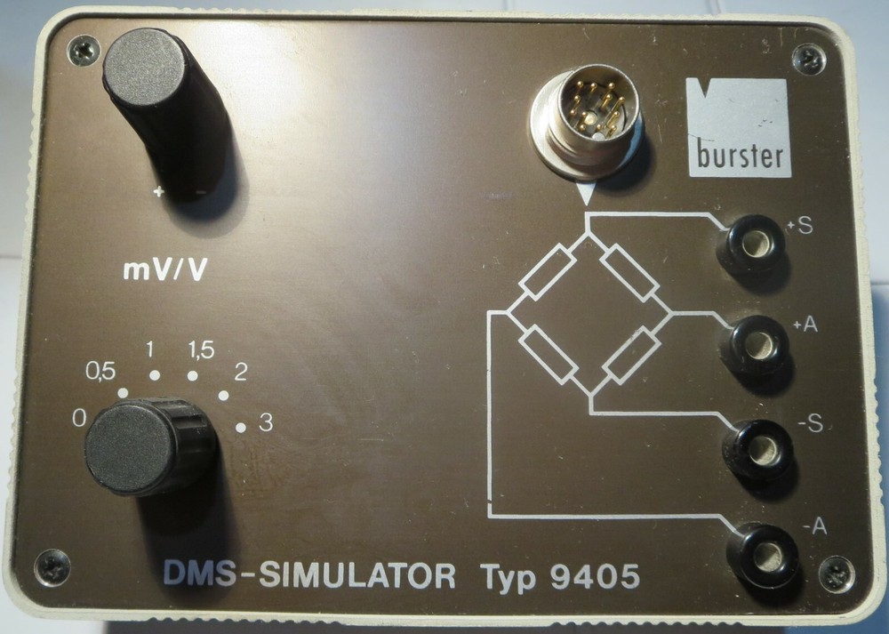 Burster, transducer simulator, mV/V simulator, model 9405
