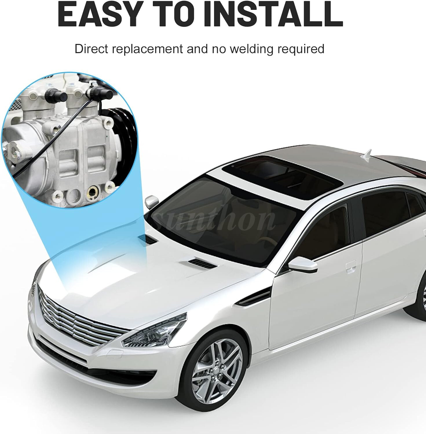 For 2013 2014 2015 2016 2017 2018 Nissan Altima 2.5L AC A/C Compressor W/ Clutch