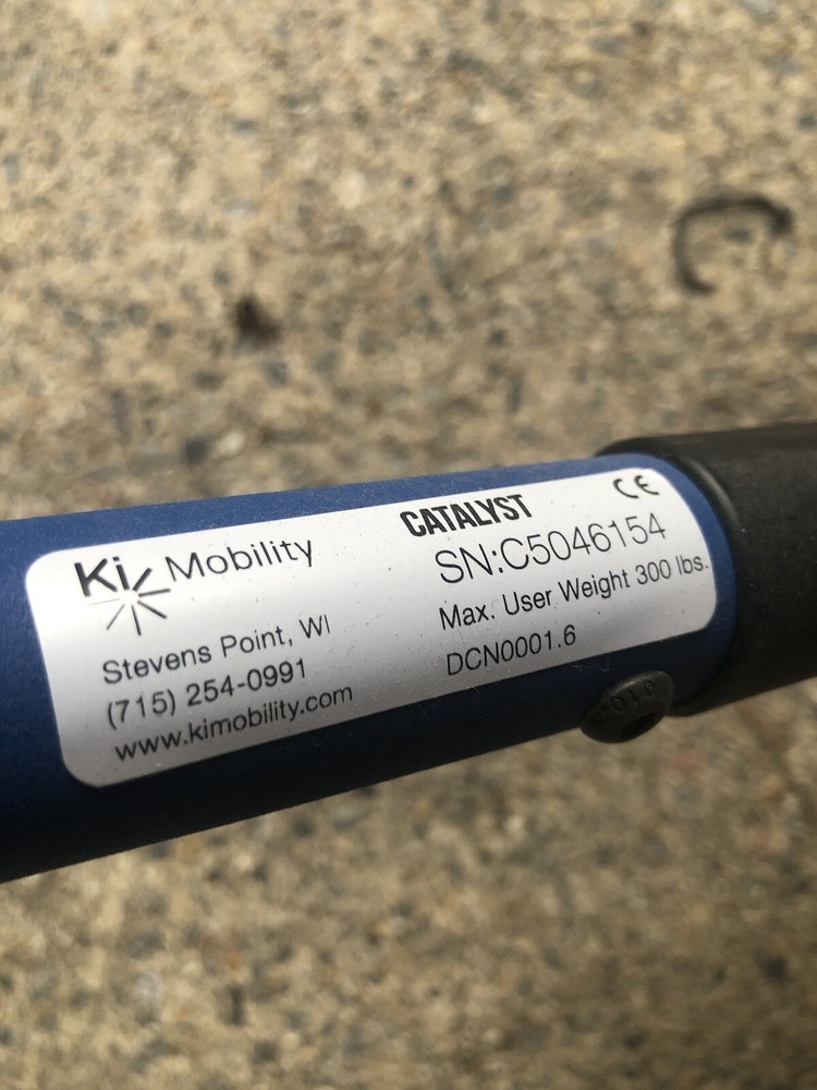 KI mobility Catalyst folding wheelchair Frame 16” Wide x 18” Deep