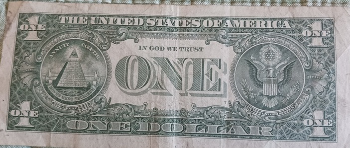 $1.00 Ink Smear Print Error (L22114530B)