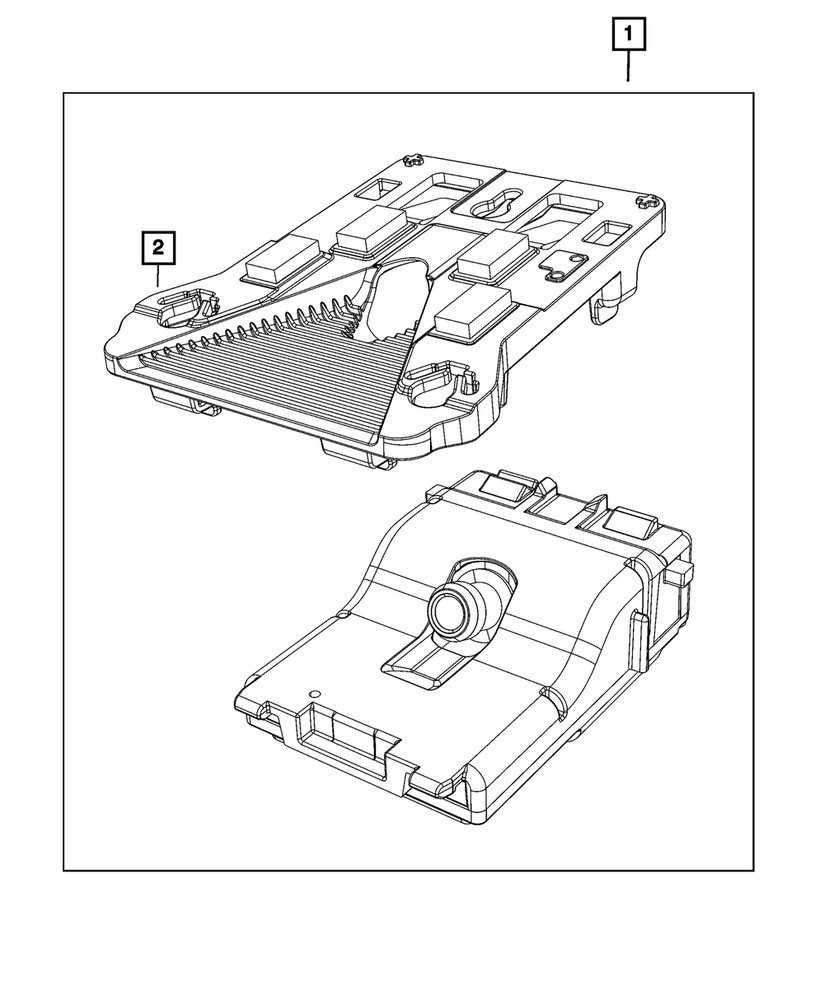 Genuine Mopar Forward Facing Camera 68551095AC
