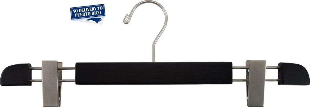 Low Profile Wood Bottom Hanger, 10 Pack