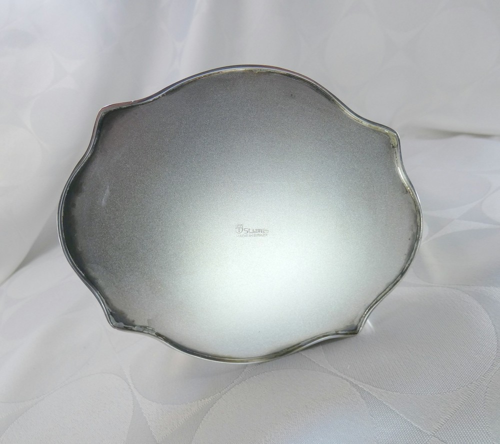 Signed St James Brazil MCM Silver Plate MEDIUM Pitcher Jug READ