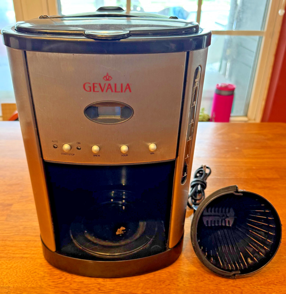 Gevalia XCC-12 Kaffe Programmable 12 cup Coffee Maker Stainless