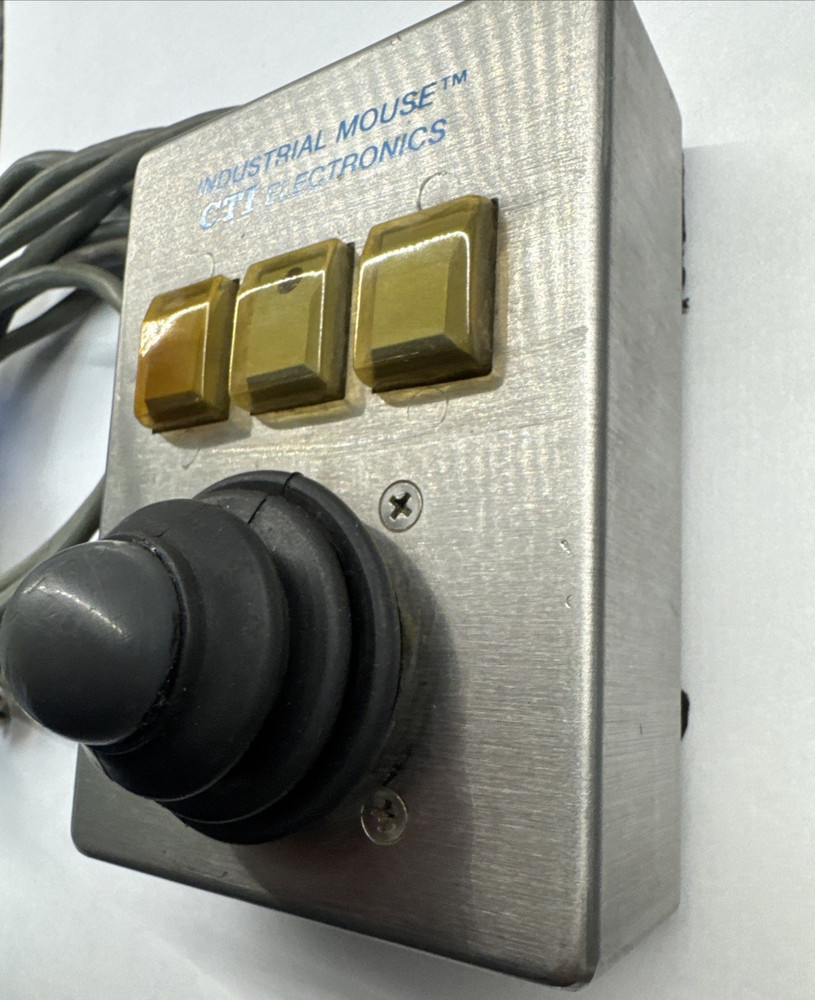 CTI Electronics M20190-MSOF Industrial Mouse Pointer Joystick Vintage Serial db9