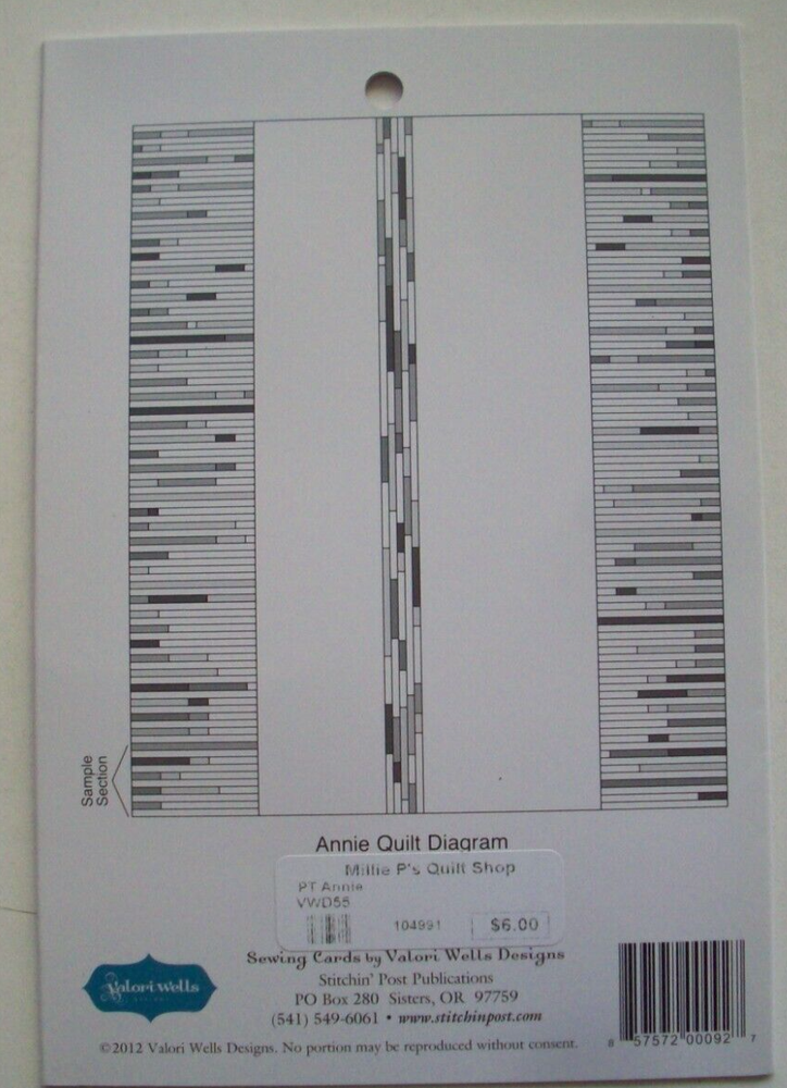 Annie modern pieced quilt pattern *L