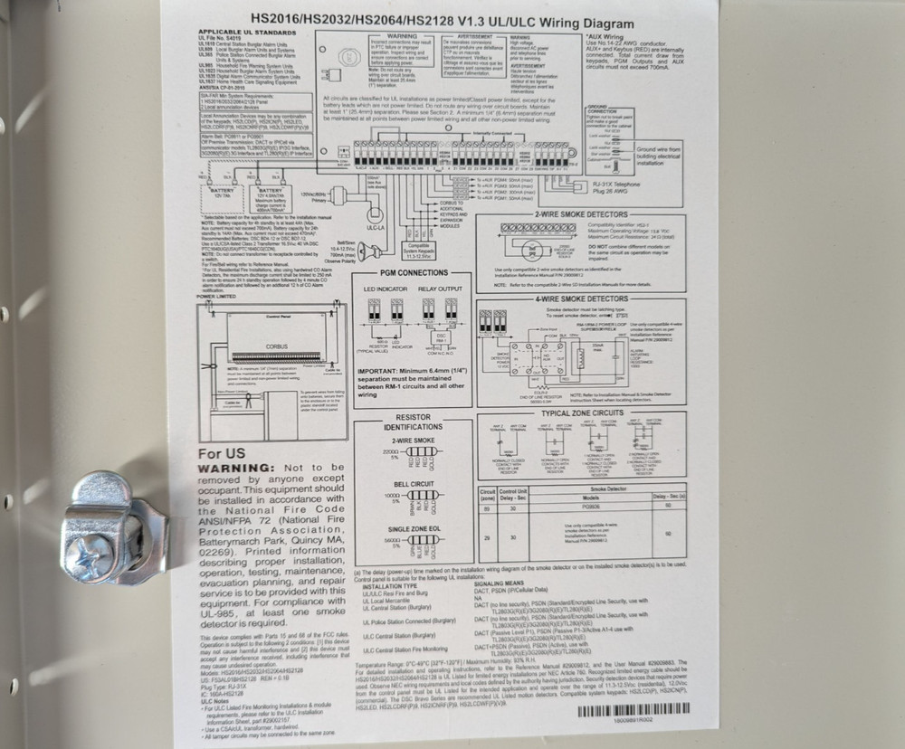 DSC HS2064 PowerSeries Neo 64-Zone Security Control Panel