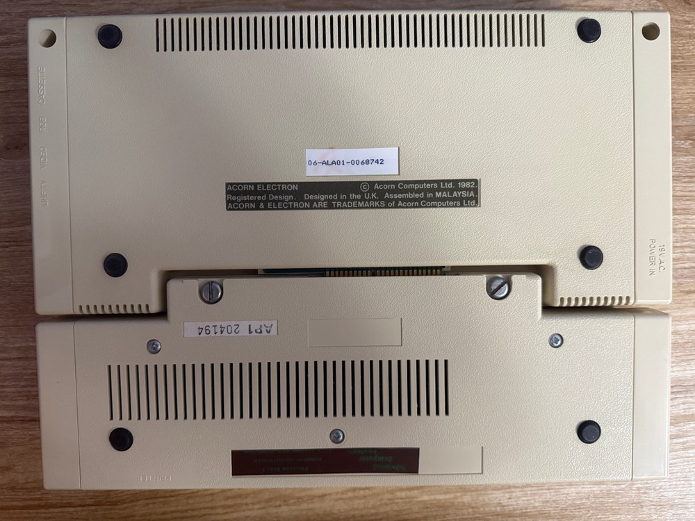 Plug & Play Acorn Electron Computer w/Plus 1, Mega Game and View Carts