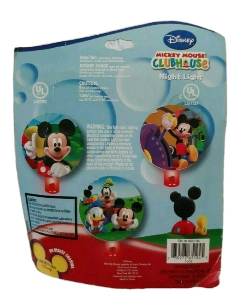 Mickey Mouse Night Light NIP