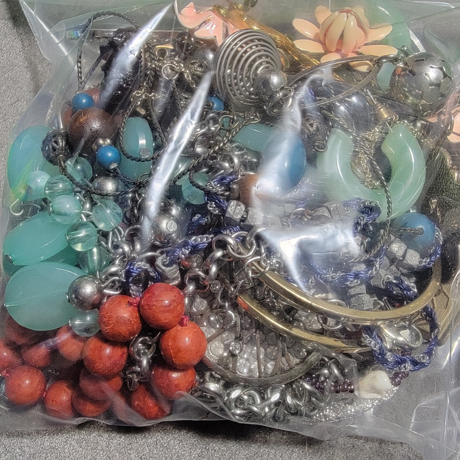 Jewerly Lot Modern To Vintage Junk Craft Harvest 2 Pounds