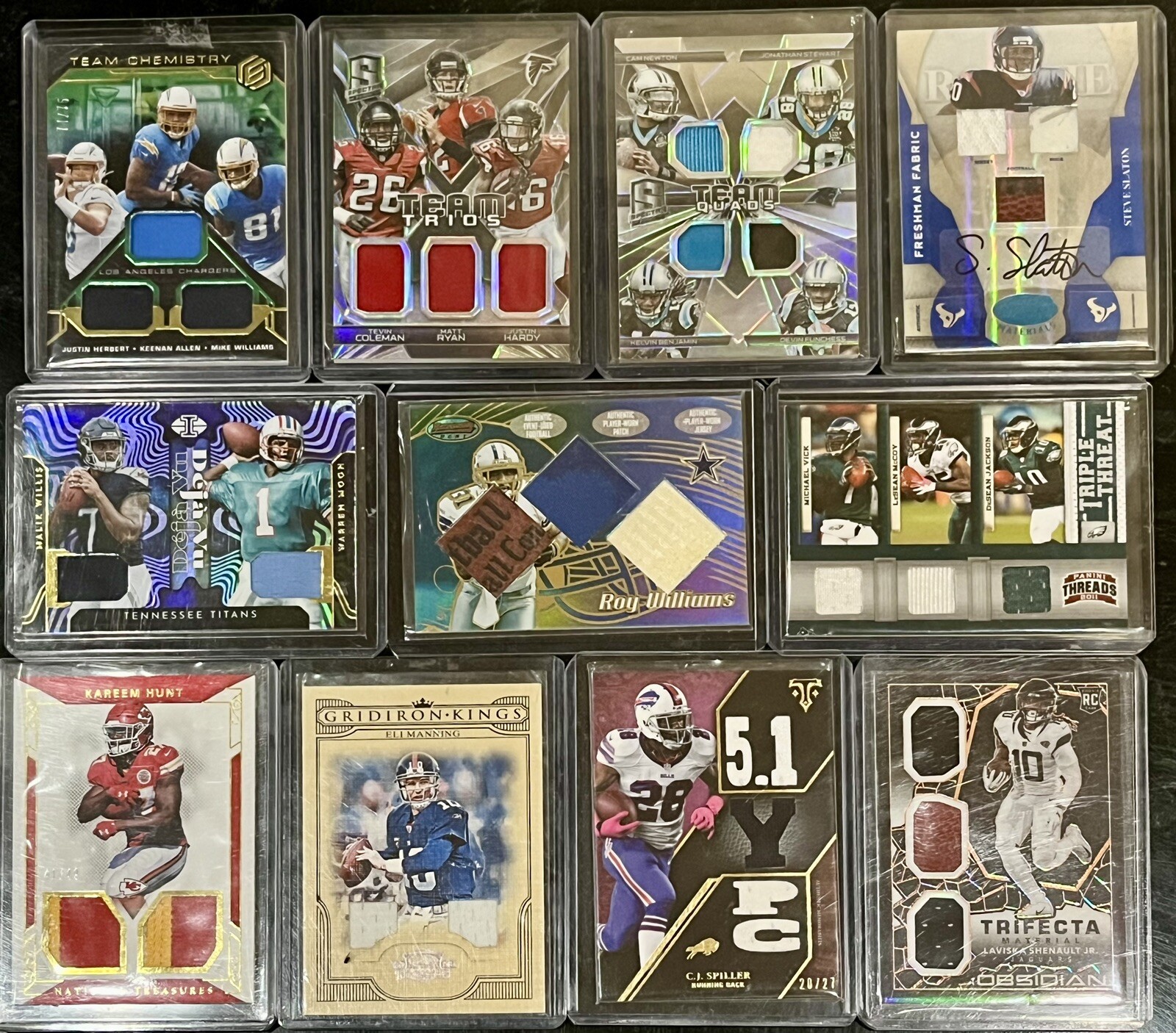 NFL Hot Packs🔥TRUE 1/1 GUARANTEED! 5 Hits/10 RCs/5 Stars! BEST RE-PACK ON EBAY!
