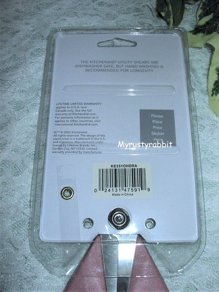 Kitchenaid All Purpose Utility Shears / Scissors Dried Rose - HDRA New