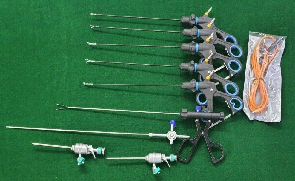 10pc Laparoscopic 3mm Instruments Set Laparoscopy Endoscopy Surgical Instruments