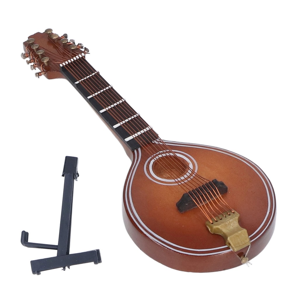 Mini Mandolin Instrument Space Saving Elegant Handmade 8 Strings Mandolin Mo NY9