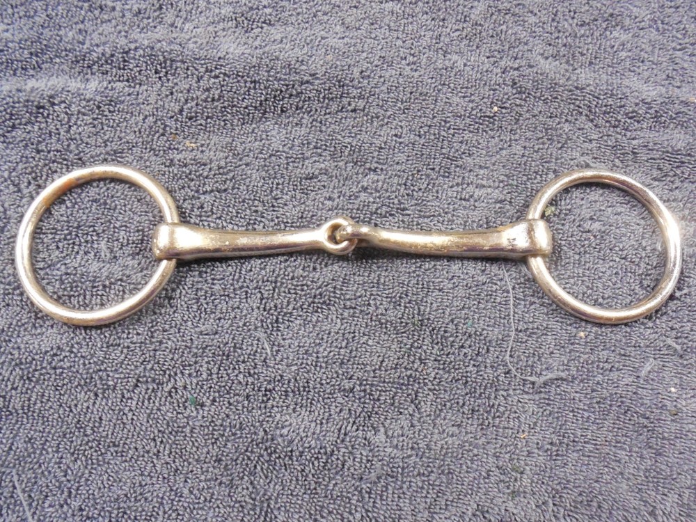 Silver and a Silver curb Bit