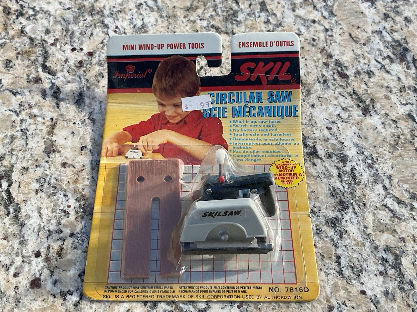 1988 Vintage Wind Up Skil Imperial Mini Power Tools Complete Set Lot Of 4