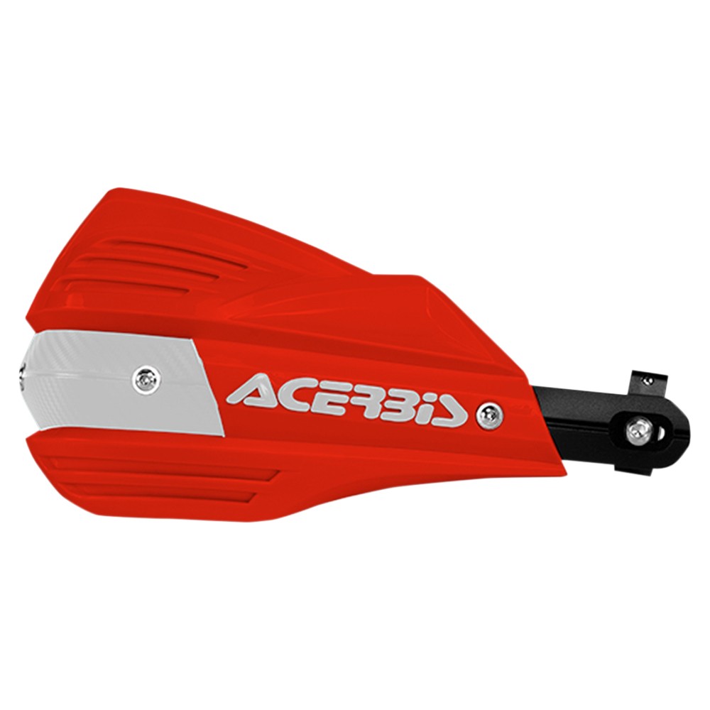 Acerbis X-Factor Handguards - Red/White - 2374191005