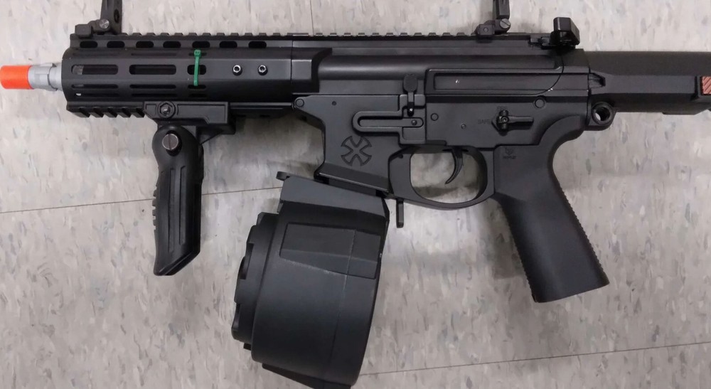 Airsoft EMG Space Invader Angel Custom Firestorm Drum Adapter