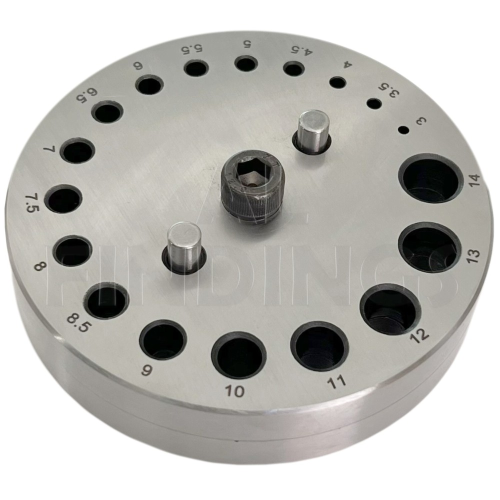 18 Circular Disc Cutter Round Cutting Tool Set Extra Large From 3mm -14mm Tool
