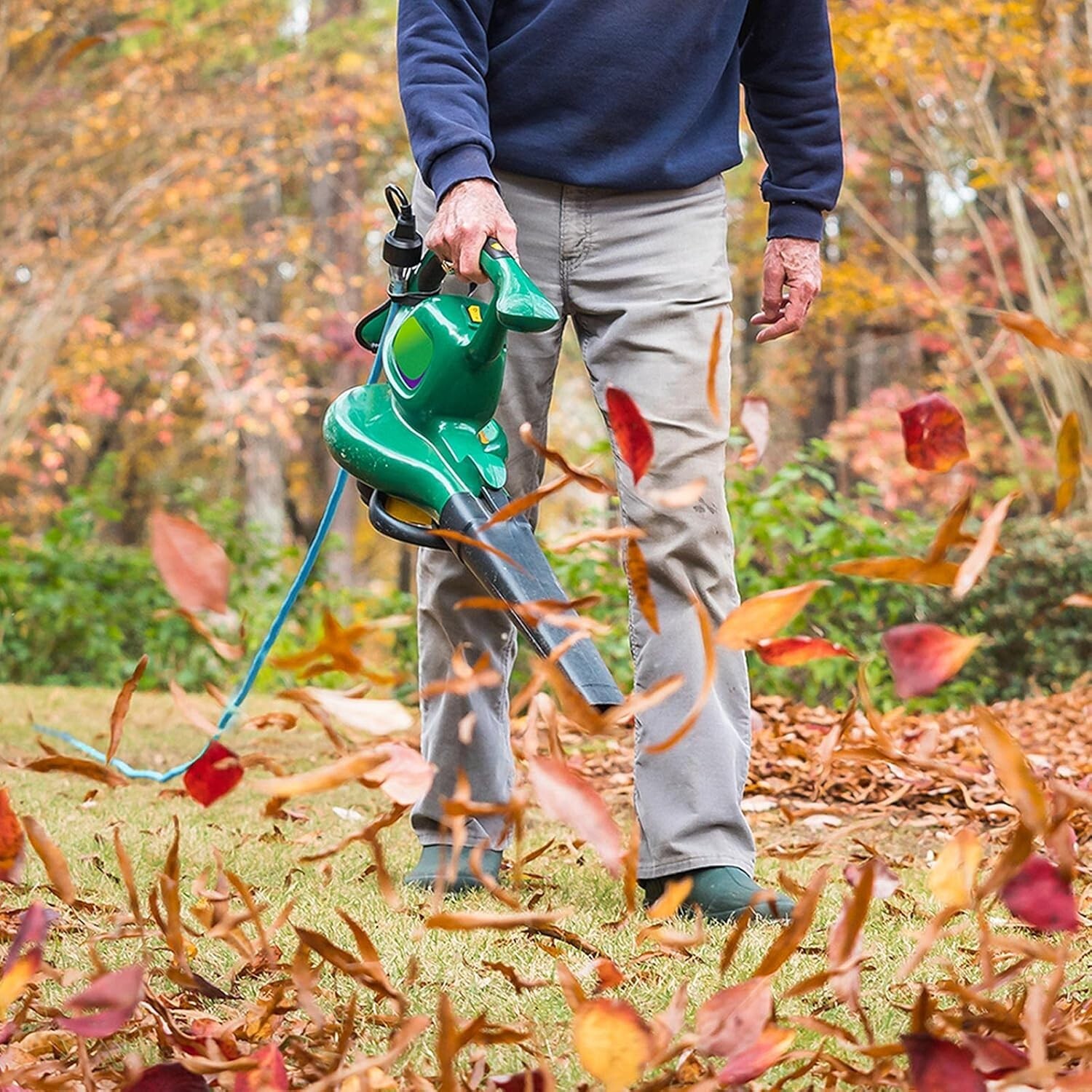 100 Ft Extreme Cold Weather Outdoor Extension Cord, Lighted End, 16/3 SJTW