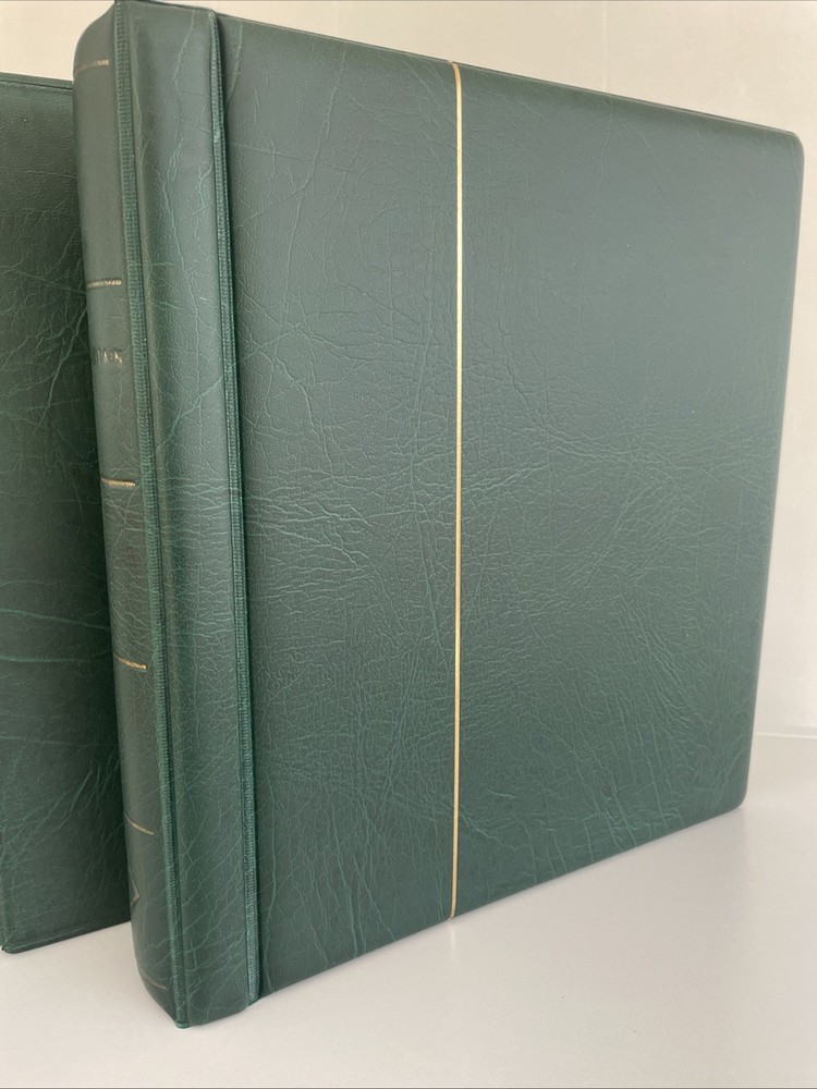 Leuchtturm ‘Perfect’ Lighthouse Large Stamp Collection Binder & Slipcase Green