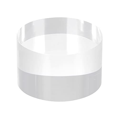 Clear Acrylic Solid Cylinder Round Display Riser, 1.2 inches (Height) x 2