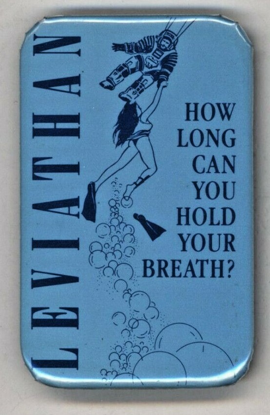 1989 Leviathan Film  2 3/4" Pinback Button