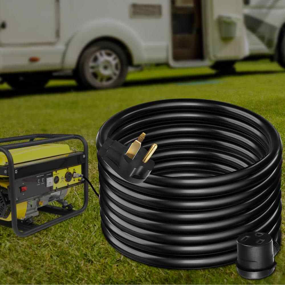 50 Ft. Heavy-Duty Outdoor Welder Extension Cord with 3 Prong 50 Amp Power Extens