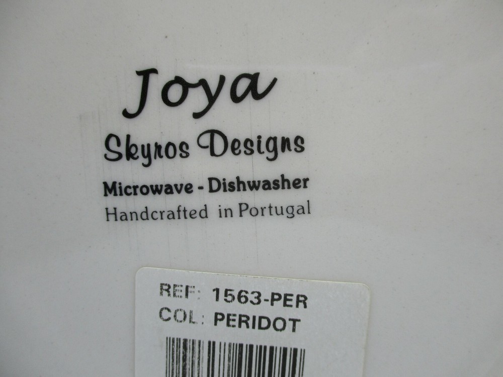 SKYROS JOYA PERIDOT SALAD PLATE - 9 1/2" 0809J