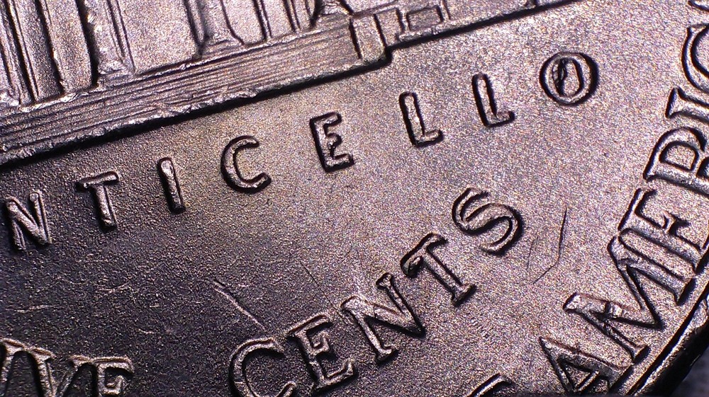 2021 P Jefferson Nickelwith Multiple Reverse Die Chips(#77427)