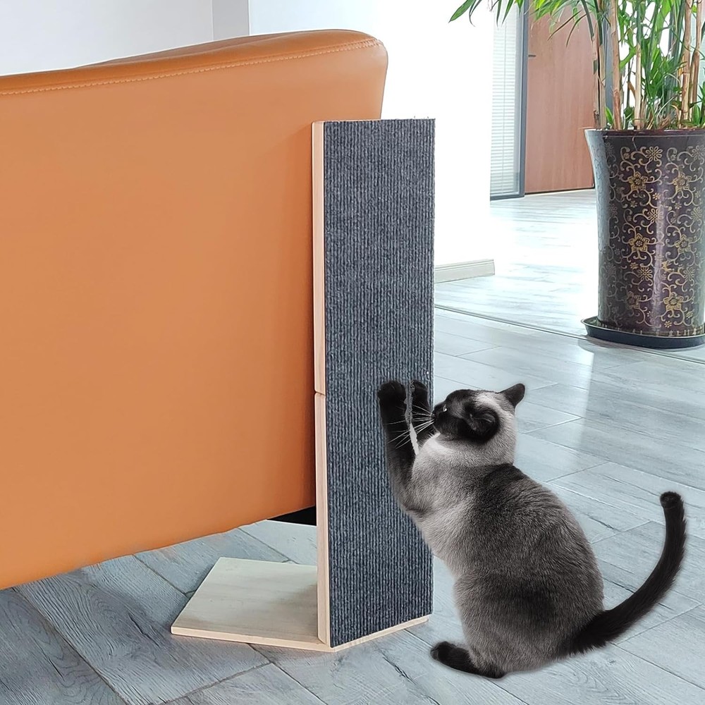 24" Tall Couch Corner Scratching Post with 3Pcs Replaceable 3 color