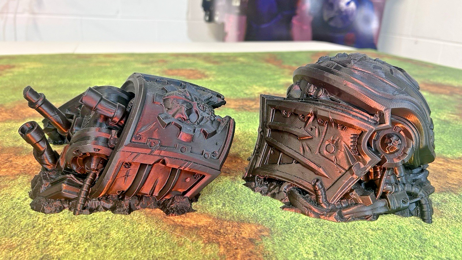 Tabletop Terrain - Fallen Titan - Perfect for Warhammer 40K/Kill Team: 7 pcs