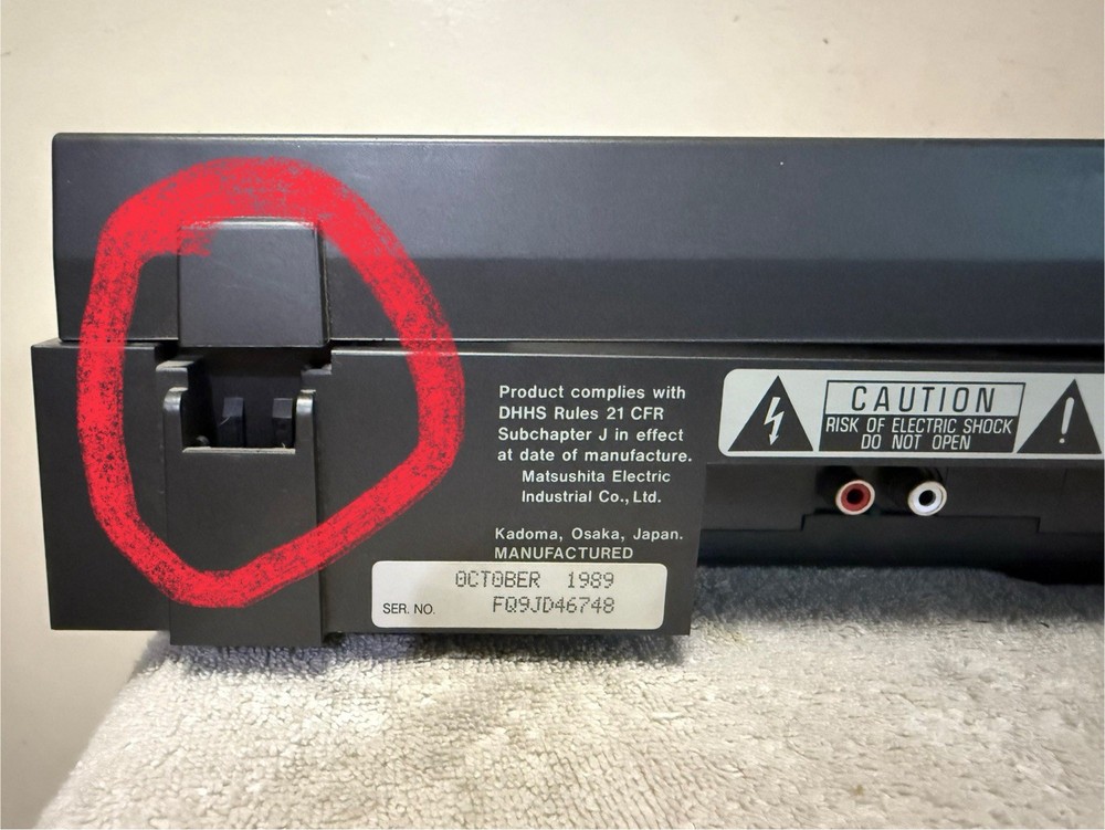 U28755 Technics SLPC20 5 Disc CD changer Read The Description Before Yo G3D