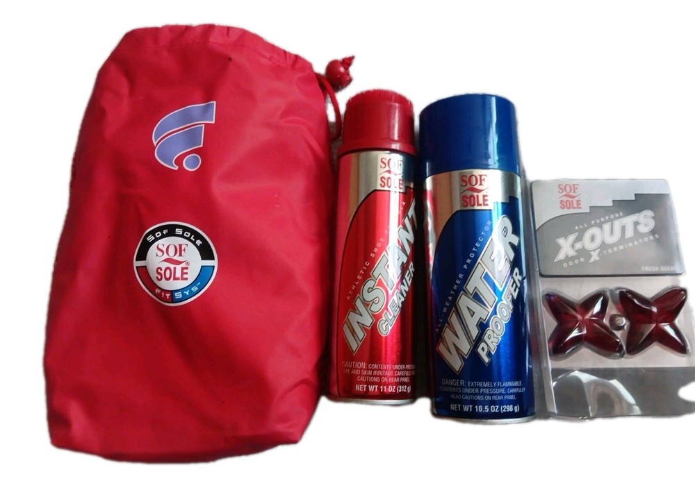 VTG Sof Sole Kit Instant Shoe Cleaner & Water Proofing With Oder X-terminator