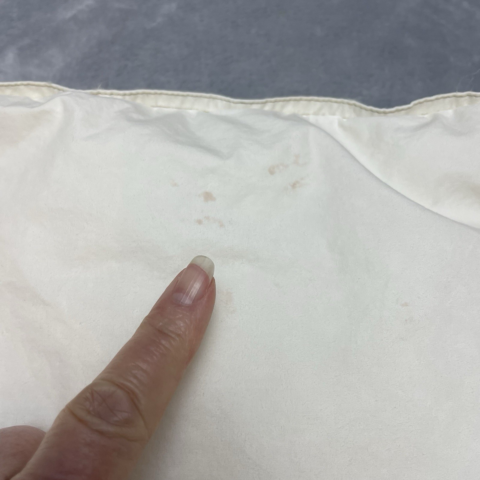 Ikea Honsbar Down Duvet Insert Full Queen Size White 86"x102" Baffle Quilted