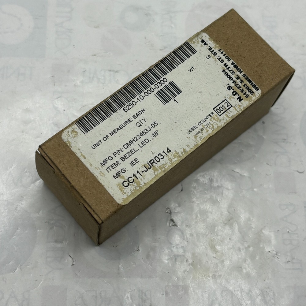 IEE DMH22463J-05 Replacement Window Panel Meter, BEZEL 48" LED Black ⭐