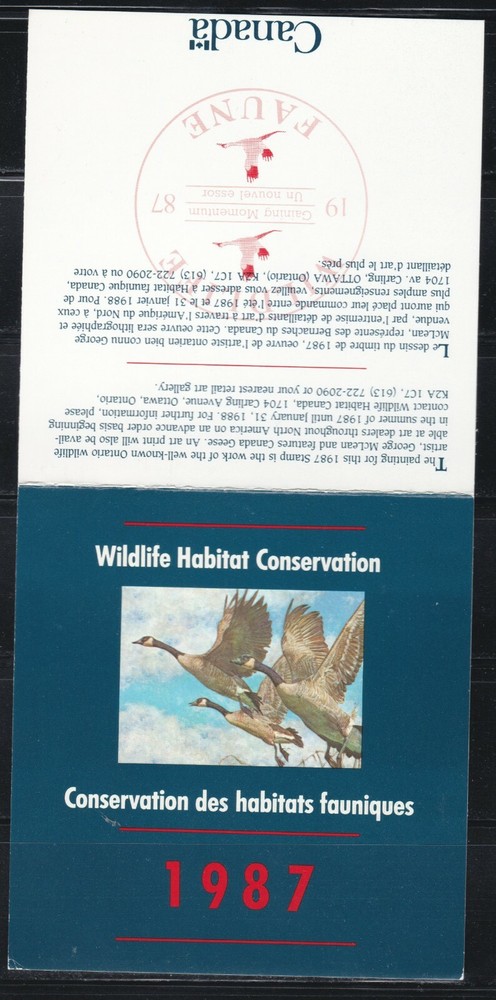 Canada - 1987 Duck Stamp