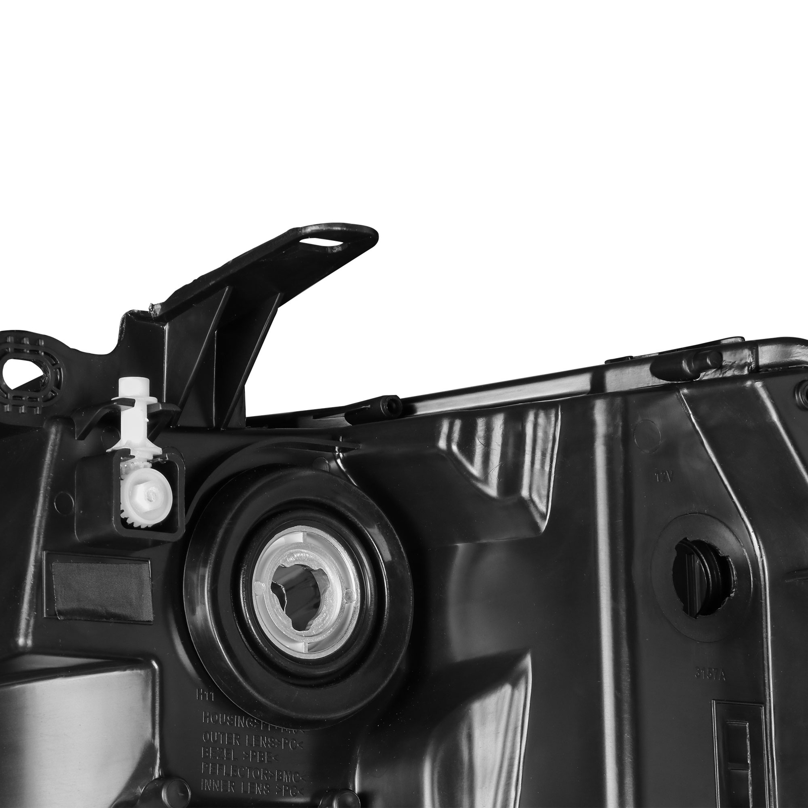 For 2007-2013 Chevy Silverado 1500 2500HD Black Housing Headlights LH & RH