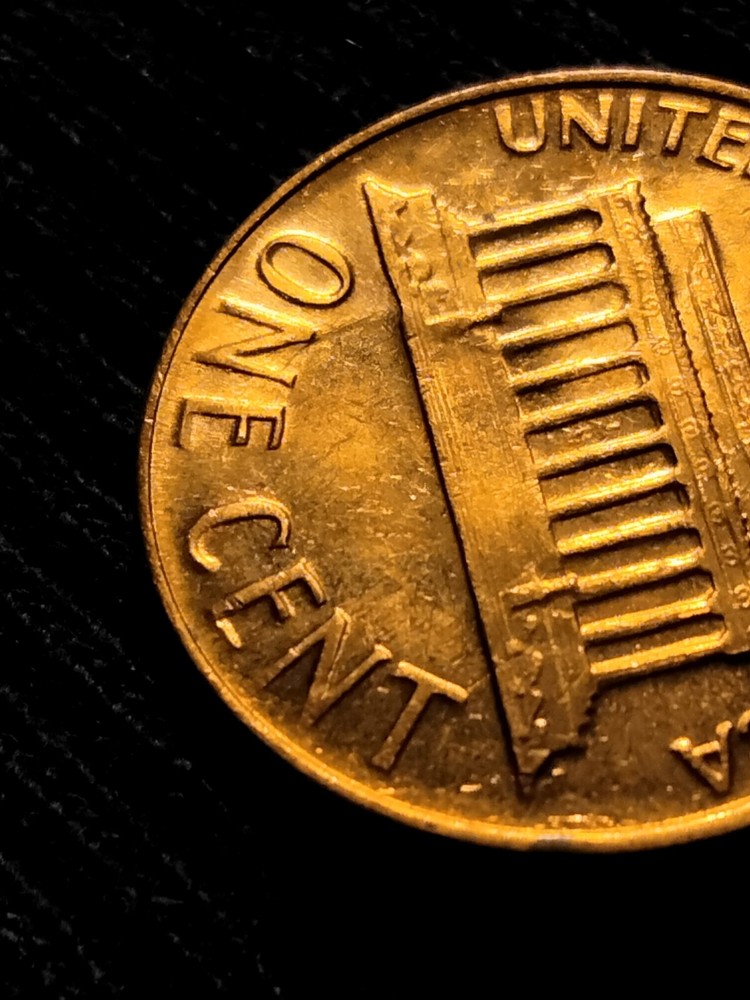 1968 d lincoln memorial cent die clash error