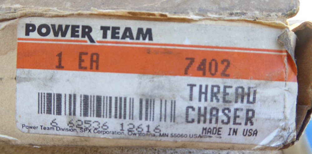 POWER TEAM 7402 Universal Outside Thread Chaser