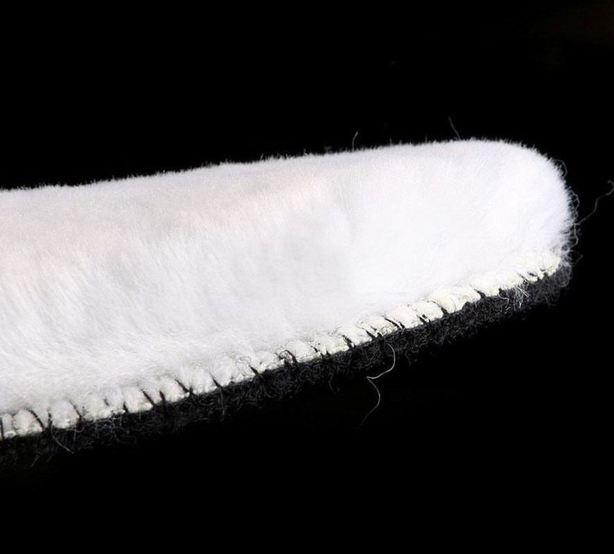 2pcs 5-Inch Hook & Loop Woolen Polishing Wheel Buffing Pad