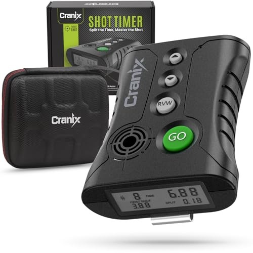 Professional Shot Timer for Shooting Competition, 0.01s Precision Green