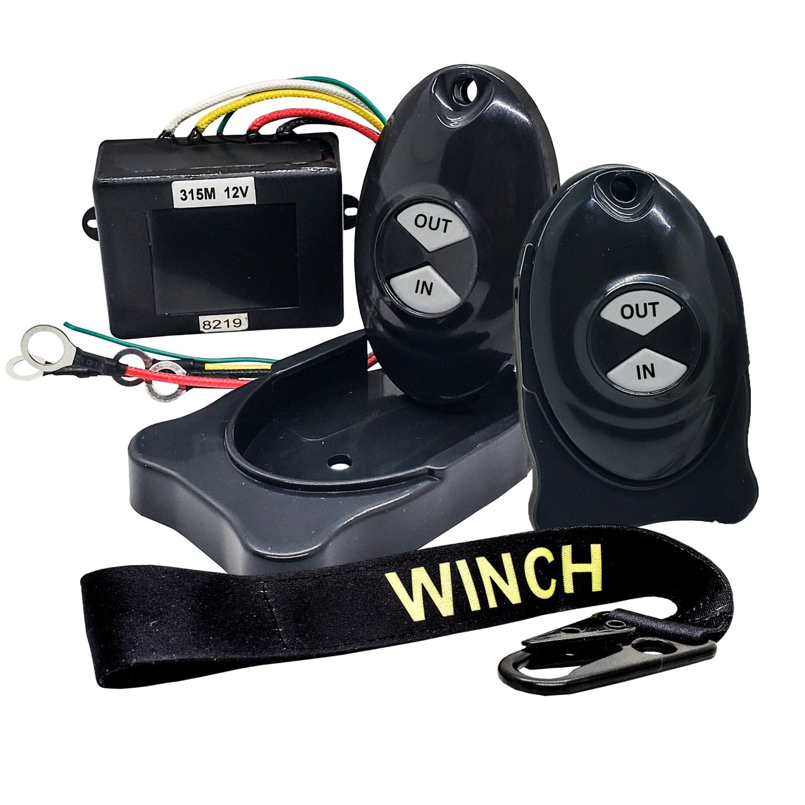 WIRELESS WINCH REMOTE Control SWITCH Dump Bed Tow Truck Pump Hydraulic Lift 12V