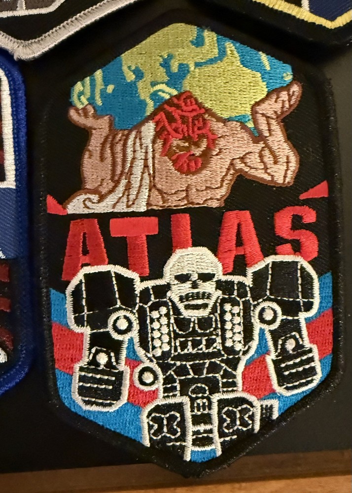 Atlas Embroidered Patch BattleTech Virtual World Authentic