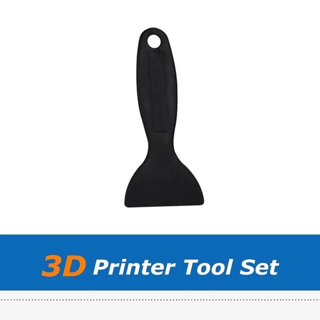 Putty Scraper ABS Plastic Spatula Drywall Patch Repair Spreader Black 3PCS