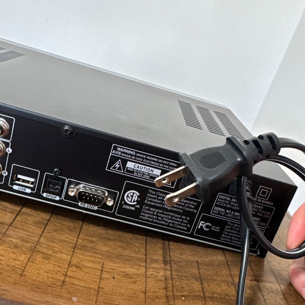 Sonicview SV-360 Premier Mini PVR Satellite Receiver USB Tested Working