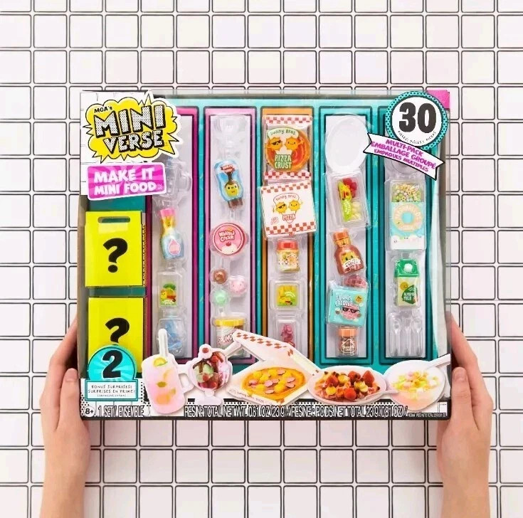 30 Pack Miniverse, Make It Mini Food Multipack MGA's Collectibles -Barbie Food