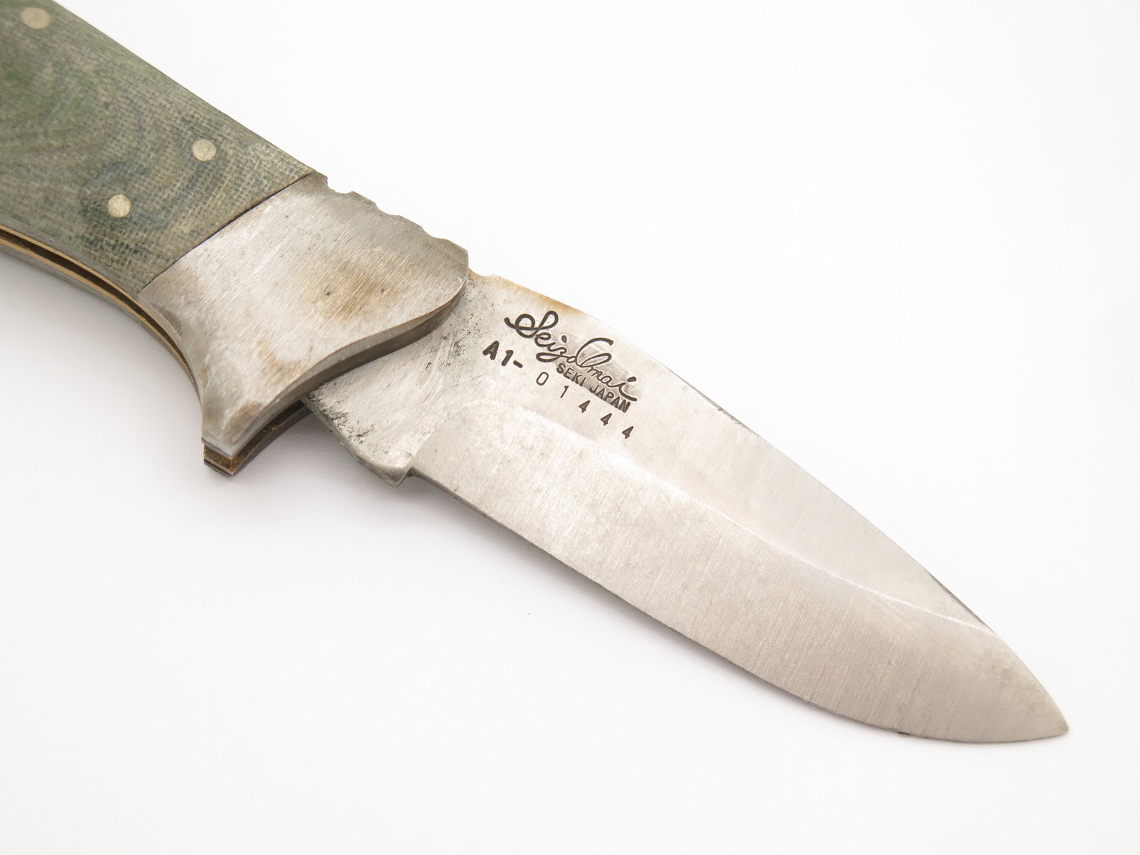 Vtg 1980s Condor 83 Seizo Imai Seki Japan 3.5" Folding Lockback Knife & Sheath